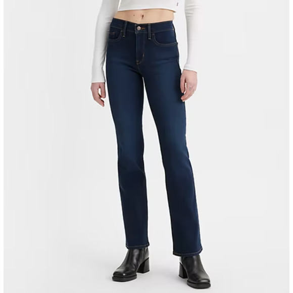 Levi's 315 Shaping Bootcut Jeans | Womens 30 Tall 34" inseam, Dark Wash - Picture 1 of 10